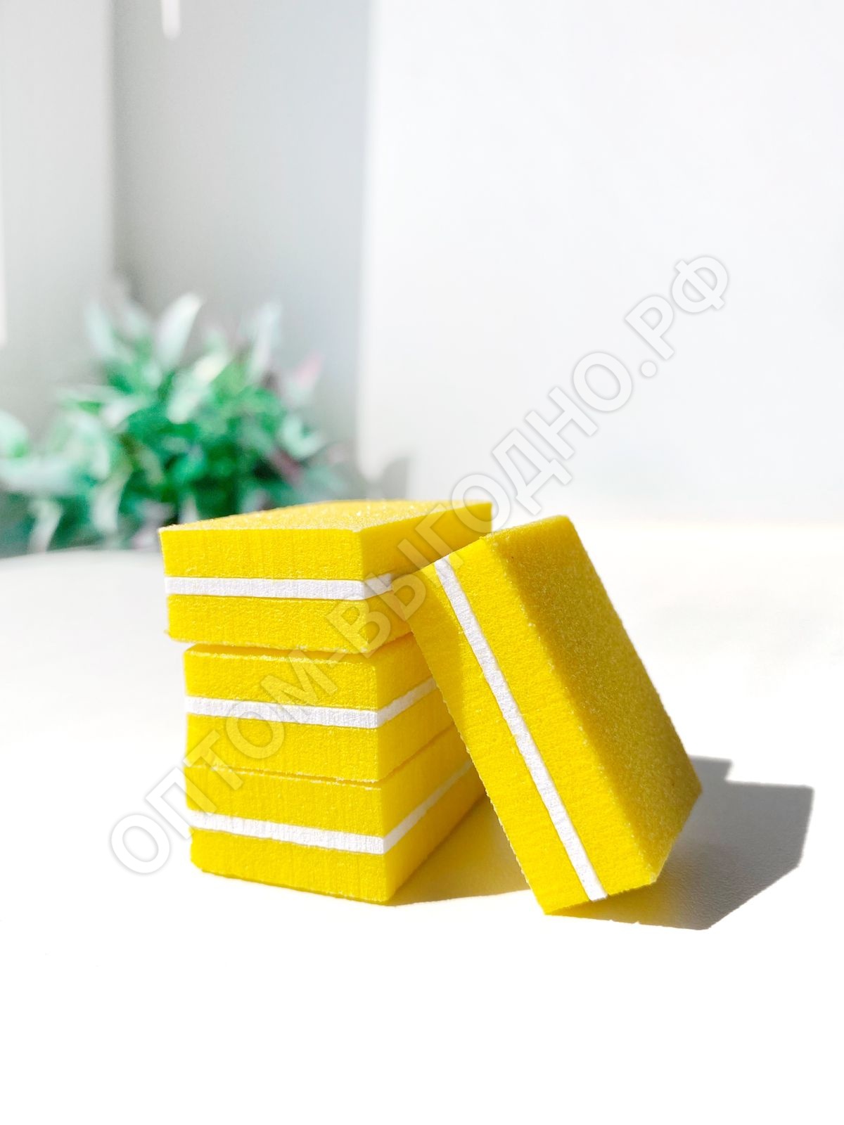 Баф-мини, упаковка 50шт (Желтый)