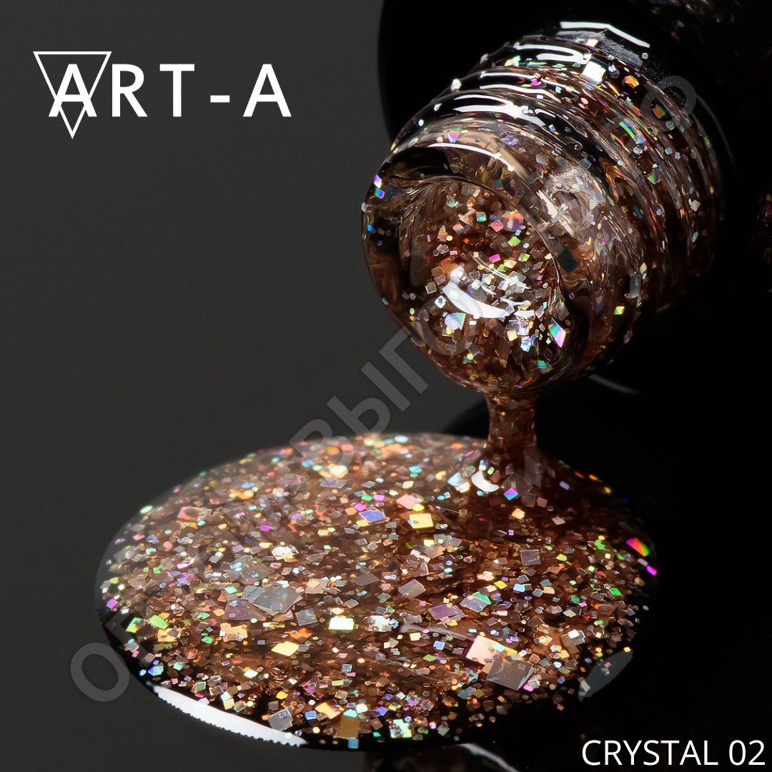 Гель-лак Art-A серия Crystal №002, 8мл