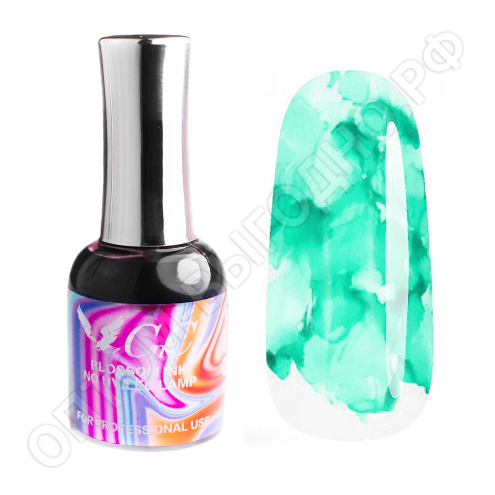 Акварельные капли для дизайна ногтей "Blossom INK" №12