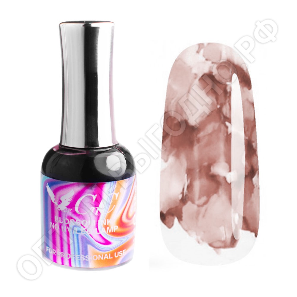 Акварельные капли для дизайна ногтей "Blossom INK" №28
