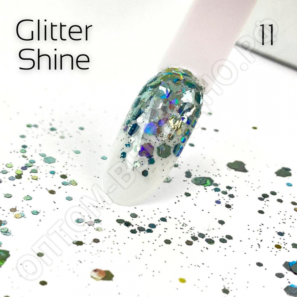 Глиттер для ногтей Shine Art-A 11 1гр