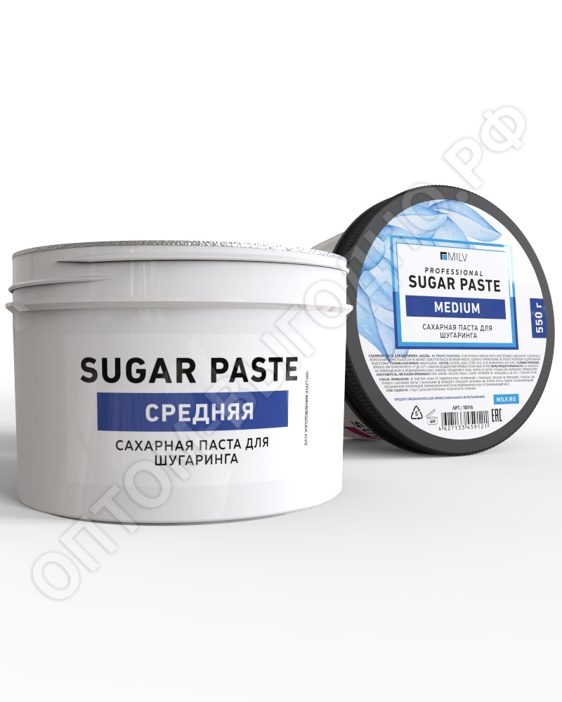 Сахарная паста для шугаринга «Sugar». 550 гр. СРЕДНЯЯ