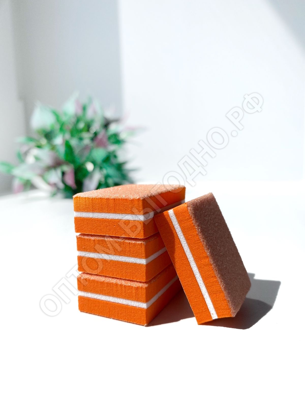 Баф-мини, упаковка 50шт (Оранжевый)